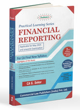 Commercial's Padhuka's (Practical Learning Series) Financial Reporting Book for CA Final by CA G Sekar